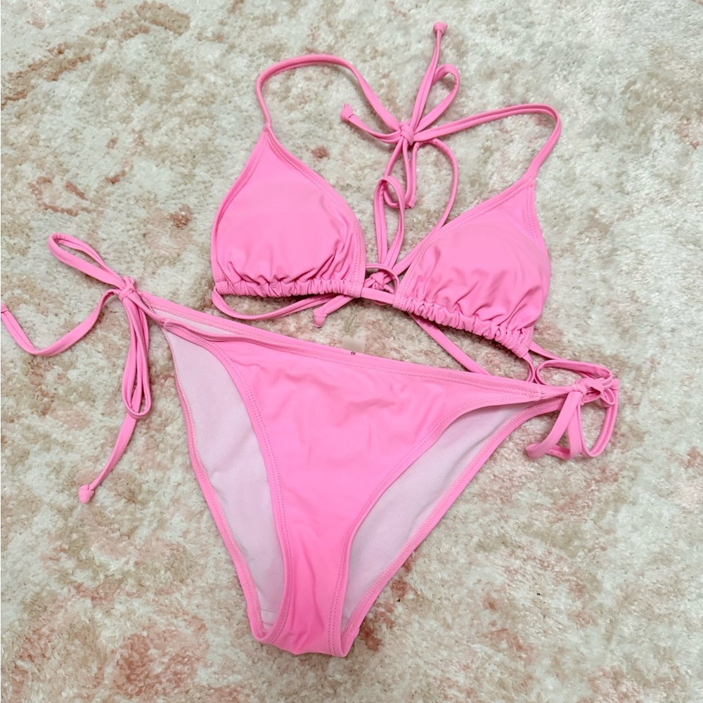 SHEIN Pink Bikini Set